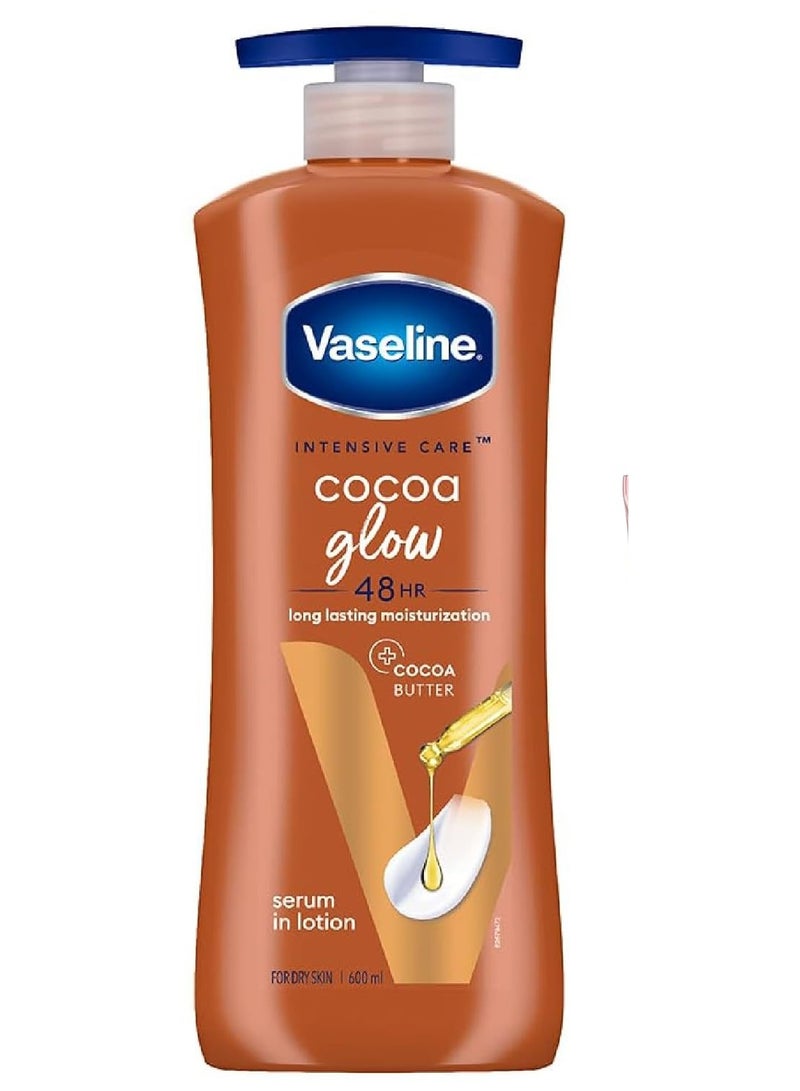 Vaseline Gluta-Hya Dewy Radiance 200ml& Vaseline Cocoa Glow Lotion 600ml - Image 3